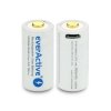 Akumulator everActive CR123A 3V Li-ion 700mAh mUSB